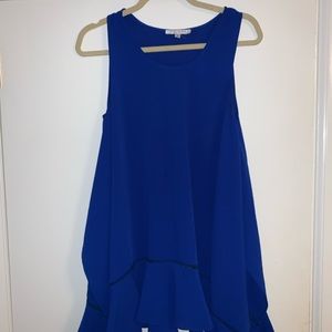 Blue Tunic Style Top